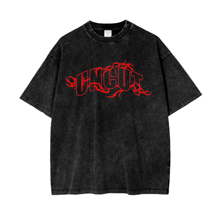Cardinal Vamp - Heavyweight Acid Wash Tee